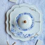 Load image into Gallery viewer, Pip Studio Royal White Blue White Porcelain Dinner Plate 51001133