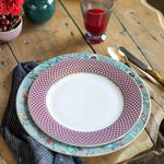 Load image into Gallery viewer, Pip Studio Flower Festival Blue Porcelain Dinner Plate 51001286