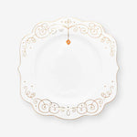 Load image into Gallery viewer, Pip Studio Royal Gold White Porcelain Dinner Plate 51001399