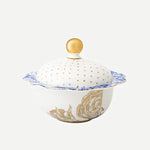 Load image into Gallery viewer, Pip Studio Royal White Mavi Beyaz Porselen Şekerlik 51008021 #TİCSBRANDS#