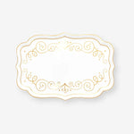Load image into Gallery viewer, Pip Studio Royal Gold White Porcelain Tray 51018154