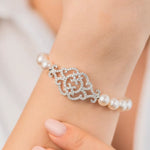 Load image into Gallery viewer, 61 İnci Zarafeti Gümüş Bileklik mzkcb0-gy.myshopify.com