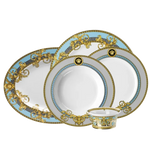 Load image into Gallery viewer, VERSACE PRESTİGE GALA BLUE YEMEK TAKIMI mzkcb0-gy.myshopify.com VERSACE PRESTİGE GALA BLUE YEMEK TAKIMI #TİCSBRANDS#
