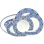 Load image into Gallery viewer, PORCEL BLUE LEGACY YEMEK TAKIMI mzkcb0-gy.myshopify.com PORCEL BLUE LEGACY YEMEK TAKIMI #TİCSBRANDS#