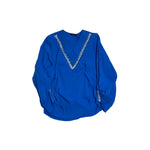 Load image into Gallery viewer, Taşlı Mavi Bluz mzkcb0-gy.myshopify.com Taşlı Mavi Bluz #TİCSBRANDS#