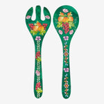 Load image into Gallery viewer, Chiara Alessi Carpe Diem Green Melamine Serving Set CAMCD6046GR1