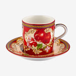 Load image into Gallery viewer, Chiara Alessi Capri Red Porcelain Coffee Cup Set CAPTNDV1ECRB2