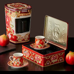 Load image into Gallery viewer, Chiara Alessi Capri Kırmızı Porselen Kahve Fincan Seti CAPTNDV1ECRB2 #TİCSBRANDS#
