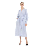 Load image into Gallery viewer, KİWE İnci Kemer Detay Elbise mzkcb0-gy.myshopify.com KİWE İnci Kemer Detay Elbise #TİCSBRANDS#