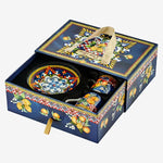 Load image into Gallery viewer, Chiara Alessi Capri Blue Porcelain Coffee Cup Set CAPFL2ECBL2