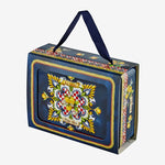 Load image into Gallery viewer, Chiara Alessi Capri Blue Porcelain Coffee Cup Set CAPTNFL1ECBL2