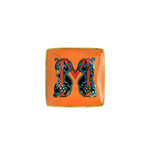 Load image into Gallery viewer, Alphabet M Harfli Porselen Dekoratif Tabak 12 cm mzkcb0-gy.myshopify.com Alphabet M Harfli Porselen Dekoratif Tabak 12 cm #TİCSBRANDS#