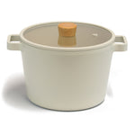 Load image into Gallery viewer, Neoflam Fika Cast Aluminum Deep Pot with Glass Lid 26 cm
