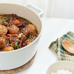 Load image into Gallery viewer, Neoflam Fika Cast Aluminum Pot with Glass Lid 24 cm