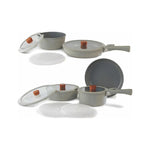 Load image into Gallery viewer, Neoflam Midas Gray 15 Piece Detachable Handle Nestable Induction Pot and Pan Set
