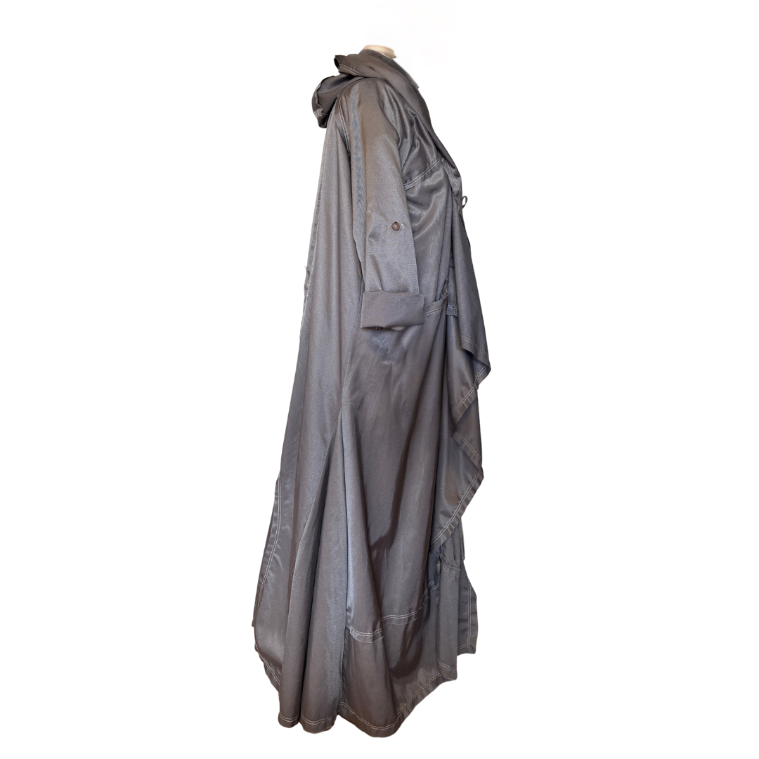 Aslı – Gray Laced Kaftan