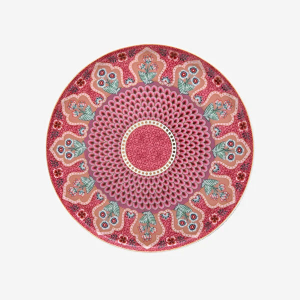 Pip Studio Flower Festival Kırmızı Porselen Kek Standı 51010028