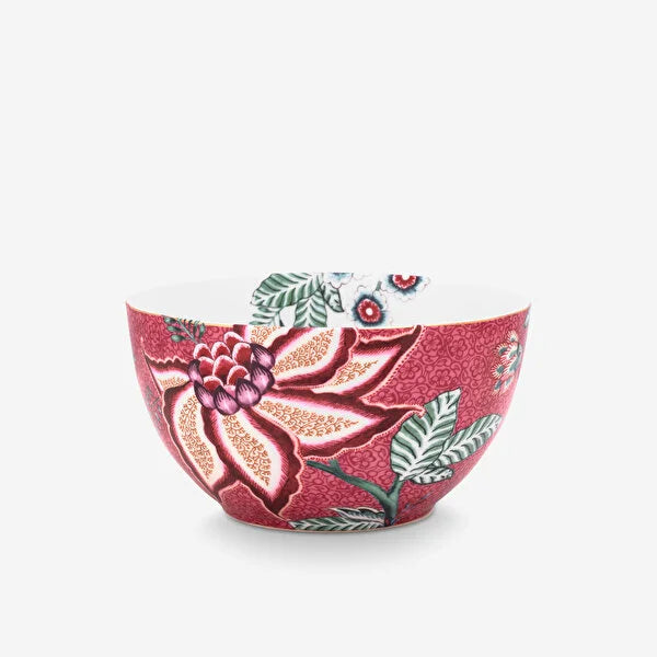 Pip Studio Flower Festival Kırmızı Porselen Kase 51003195