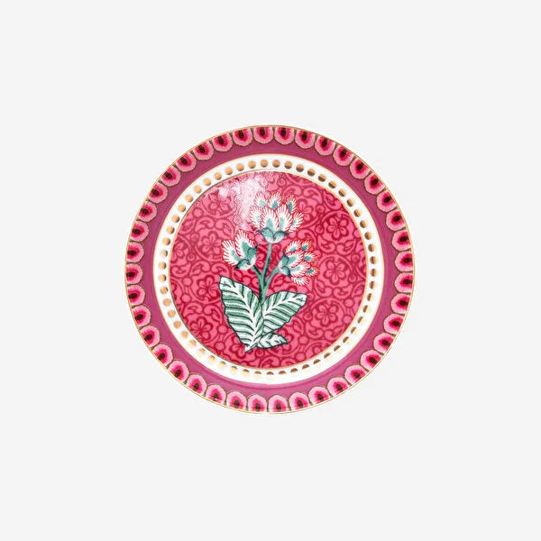 Pip Studio Flower Festival Red Porcelain Tea Plate 51013025
