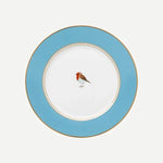 Load image into Gallery viewer, Blue Porcelain Cake Plate 17 cm Love Birds Collection by Pip Studio
