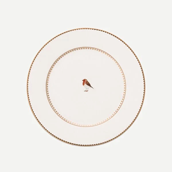 Beyaz Porselen Pasta Tabağı 17 Cm Love Birds Collection by Pip Studio #TİCSBRANDS#