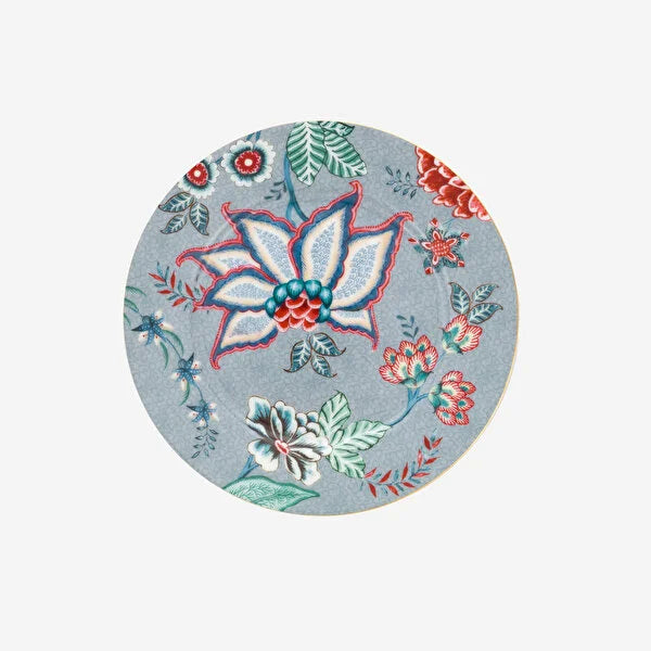 Pip Studio Flower Festival Blue Porcelain Cake Plate 51001284