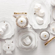 Pip Studio Royal Gold White Porcelain Dinner Plate 51001399