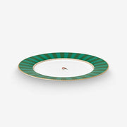 Green Porcelain Breakfast Plate 21 cm Love Birds Collection by Pip Studio 