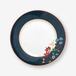 Load image into Gallery viewer, Pip Studio Berry Blues Blue Porcelain Cake Plate 51001480
