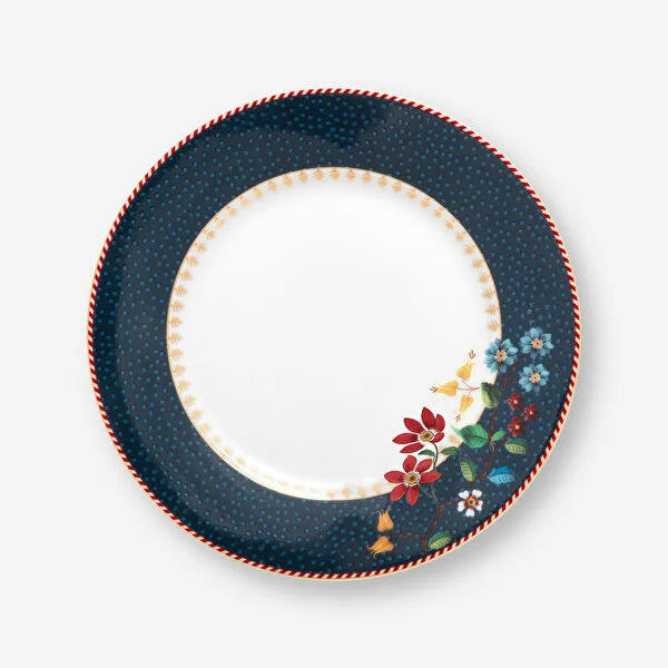 Pip Studio Berry Blues Blue Porcelain Cake Plate 51001480