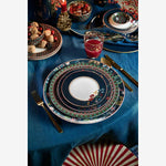 Load image into Gallery viewer, Pip Studio Berry Blues Blue Porcelain Cake Plate 51001480
