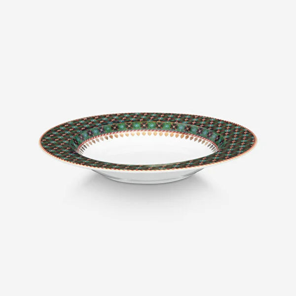 Pip Studio Berry Blues Green Porcelain Deep Plate 51001482