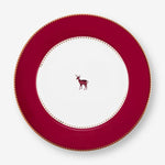 Load image into Gallery viewer, Red Porcelain Breakfast Plate 21 cm Love Birds Collection by Pip Studio 
