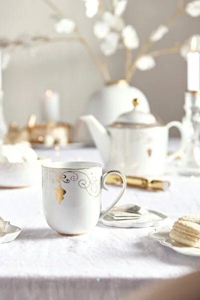 Pip Studio Royal Gold White Porcelain Mug 51002435