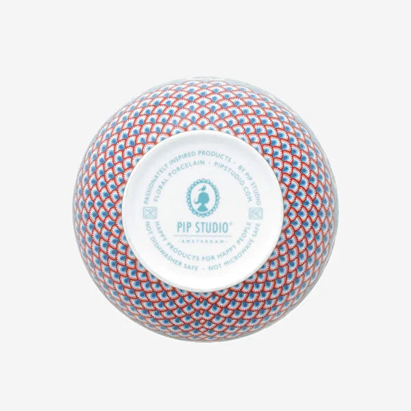 Pip Studio Flower Festival Blue Porcelain Bowl 51003190