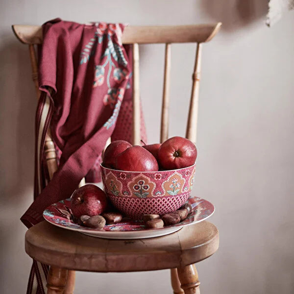 Pip Studio Flower Festival Red Porcelain Bowl 51003196