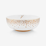 Load image into Gallery viewer, Pip Studio Royal Gold White Porcelain Salad Bowl 51003263
