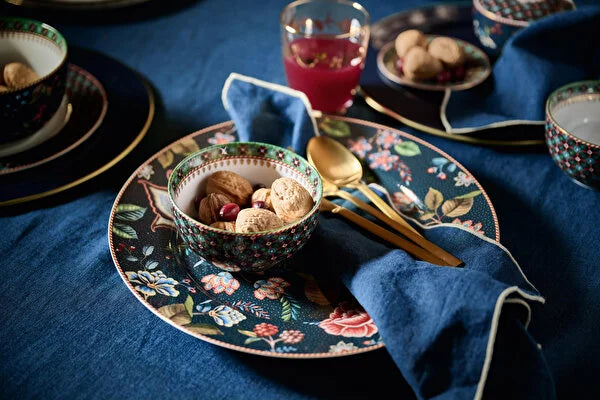 Pip Studio Berry Blues Green Porcelain Bowl 51003312