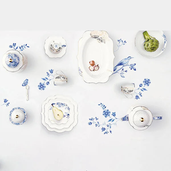 Pip Studio Royal White Blue White Porcelain Teacup 51004035