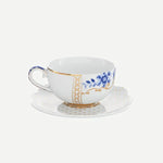 Load image into Gallery viewer, Pip Studio Royal White Blue White Porcelain Coffee Cup 51004036
