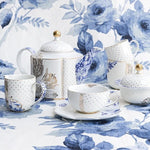 Load image into Gallery viewer, Pip Studio Royal White Blue White Porcelain Coffee Cup 51004036
