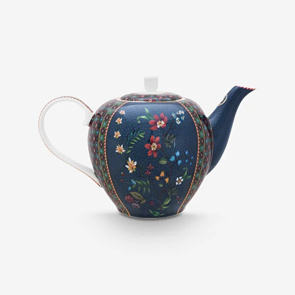 Pip Studio Berry Blues Blue Porcelain Teapot 51005081