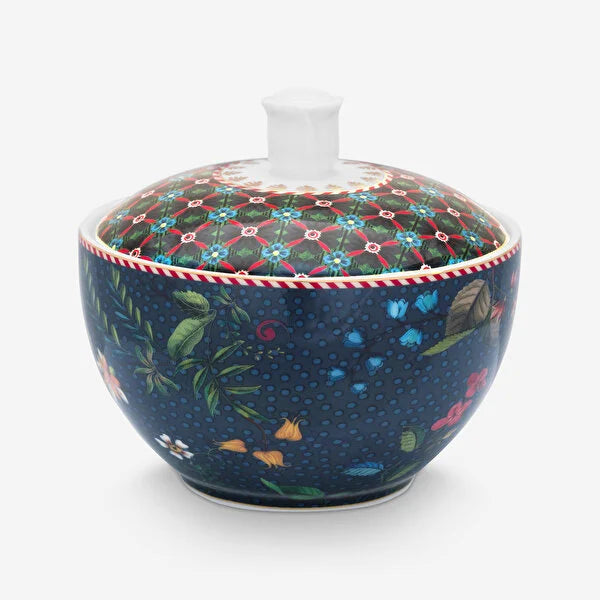 Pip Studio Berry Blues Mavi Porselen Şekerlik 51008053 #TİCSBRANDS#