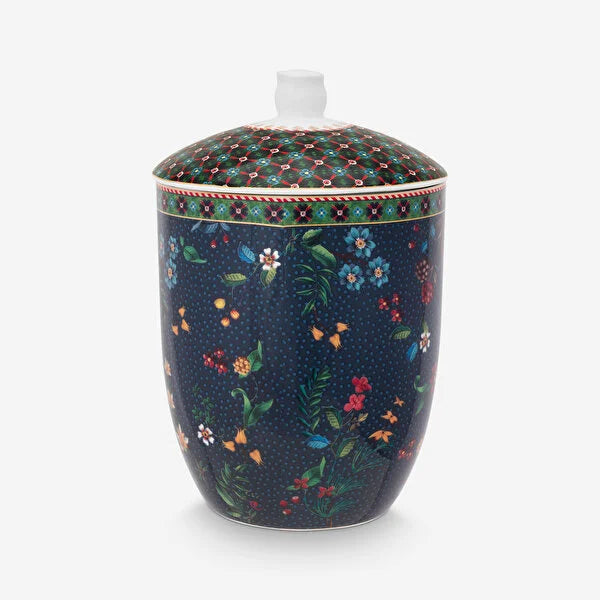 Pip Studio Berry Blues Blue Porcelain Storage Box 51009039