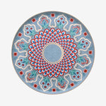 Load image into Gallery viewer, Pip Studio Flower Festival Blue Porcelain Cake Stand 51010027
