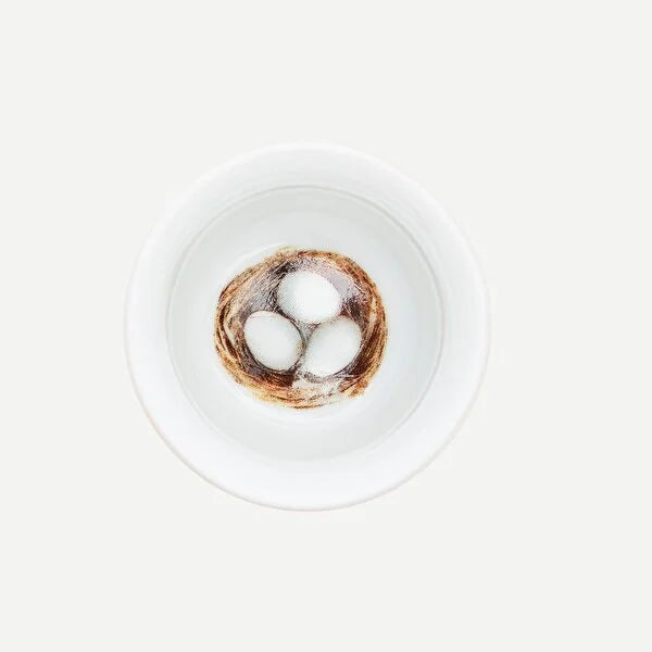 Red Pink Porcelain Egg Cup 5 cm Love Birds Collection by Pip Studio 