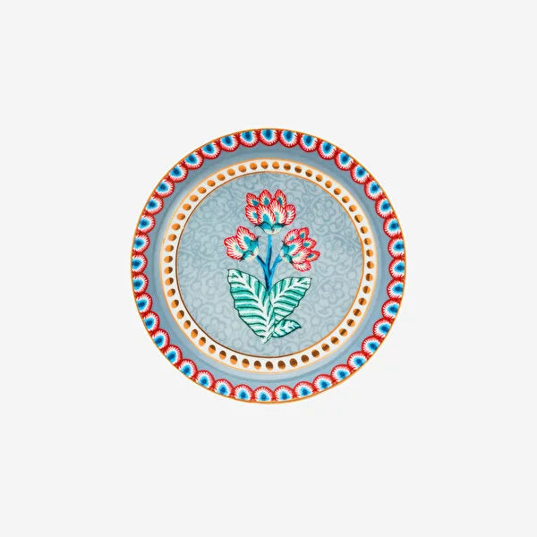 Pip Studio Flower Festival Blue Porcelain Tea Plate 51013024