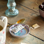 Load image into Gallery viewer, Pip Studio Flower Festival Blue Porcelain Tea Plate 51013024
