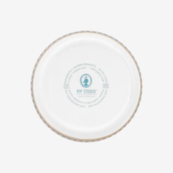 Pip Studio Flower Festival Blue Porcelain Tea Plate 51013024
