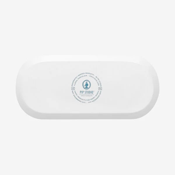 Pip Studio Flower Festival Blue Porcelain Serving Plate 51018129